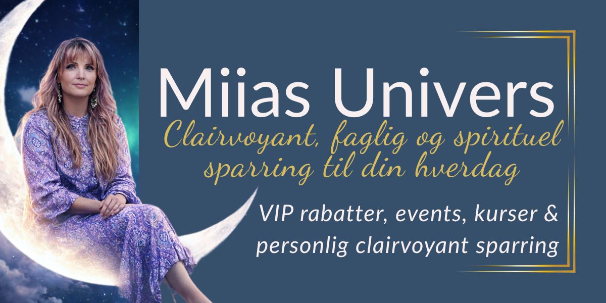 Miias Univers er en medlemsportal skabt til dig, der ønsker faglig og spirituel sparring med ro, retning og dybde. For dig, der mærker… et ønske om at forstå dig selv og dine mønstre bedre et behov for mere ro, klarhed og mening i hverdagen en længsel efter at stå mere solidt og stærkt i dig selv en nysgerrighed på din udvikling, både personligt og spirituelt